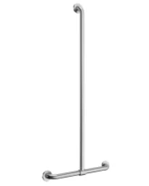 DELABIE Barre maintien T coulissant Ø32 1160x500 Inox poli satiné