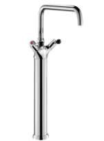 DELABIE Mél. monotrou s/plage 100 l/min, bec orient. Ø22 L.300 H.650