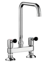 DELABIE Mél. 2 trous EA 150mm 60 l/min, bec tube orient. Ø22 L.300