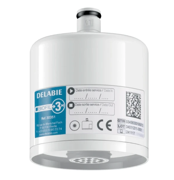 Delabie BIOFIL Filtre robinet 3M non stérile à jet droit
