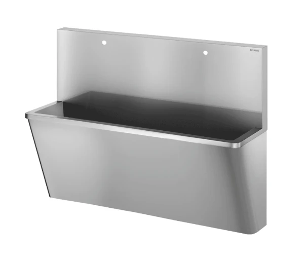DELABIE Auge chirurgic. HYGIENE L.1400 2 trous rob Ø22 Inox 304 sat.