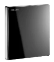 DELABIE TEMPOMATIC 4 urinoir encastré verre noir, pile 6V - kit 2/2