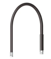 DELABIE Flexible cuisine qualité alimentaire FF1/2" noir L.1,20 m