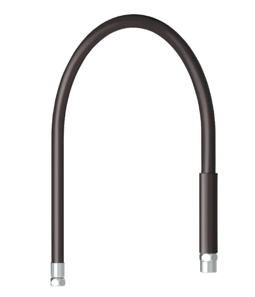 DELABIE Flexible cuisine qualité alimentaire FF1/2" noir L.1,20 m