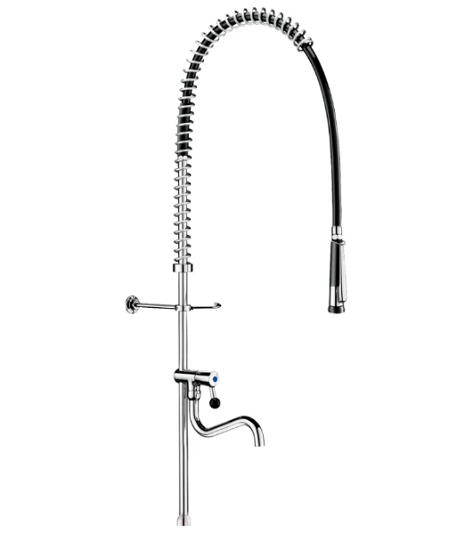 DELABIE Combiné prlvg av dchette 433010 ss rob.,bec tube + col. longue