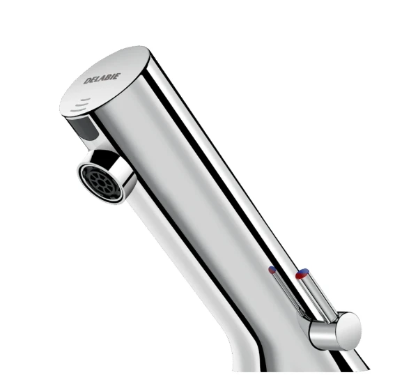Delabie TEMPOMATIC MIX 5 lav. F3/8" mit. 230/6V alim. encastrée