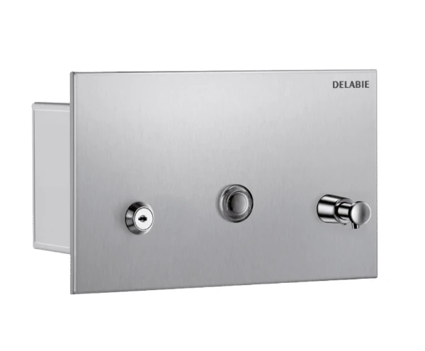 DELABIE Distri. de savon 1L encastré Inox 304 satiné (ex-0013200000)