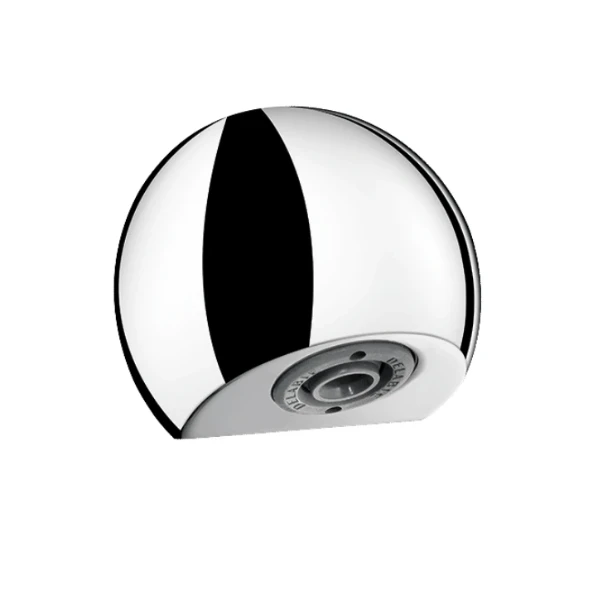 DELABIE ROUND pomme de douche inviolable M1/2" pour panneau 1-15mm