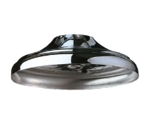 DELABIE Pomme de douche suspendue F1/2" à galerie chromée Ø80