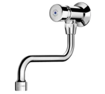 DELABIE TEMPOSTOP lavabo M1/2" robinet ~7sec fixation renforcée