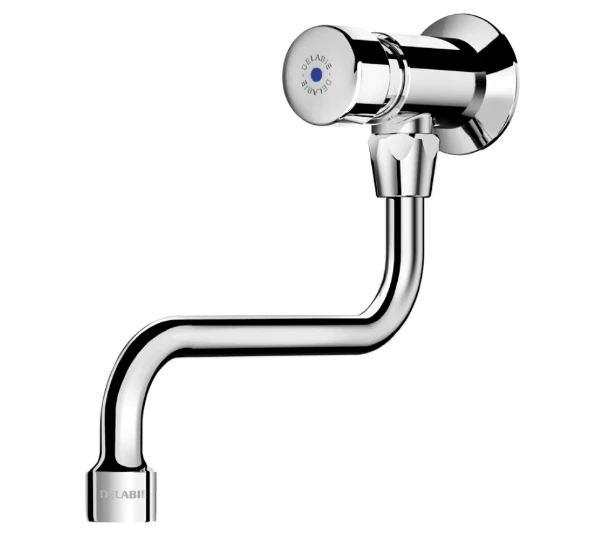 DELABIE TEMPOSTOP lavabo M1/2" robinet ~7sec fixation renforcée