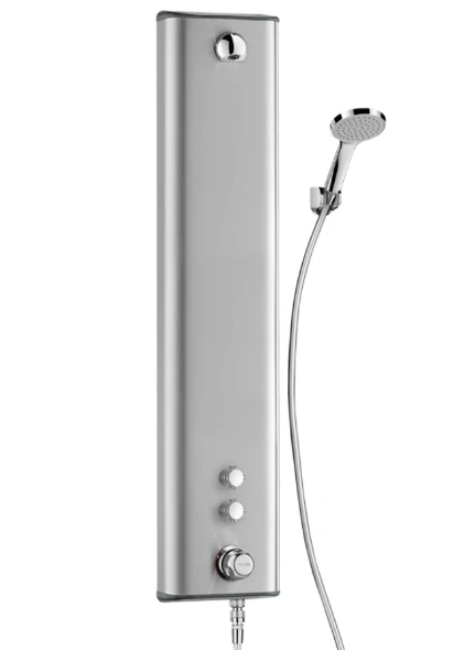 DELABIE SECURITHERM panneau dche therm. Inox alim. hte douch. + fixe