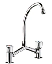 DELABIE Mélangeur lavabo 2 trous M1/2" entraxe 100-240 mm