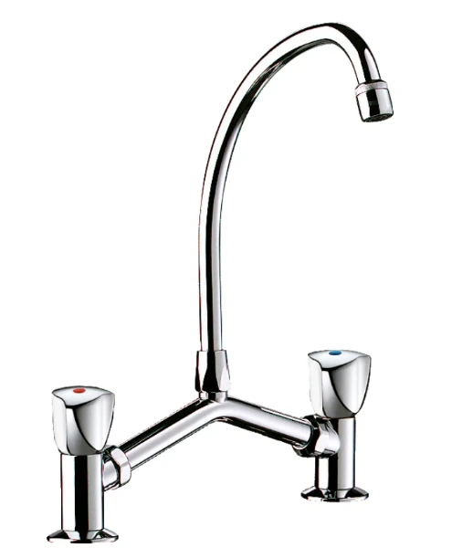 DELABIE Mélangeur lavabo 2 trous M1/2" entraxe 100-240 mm