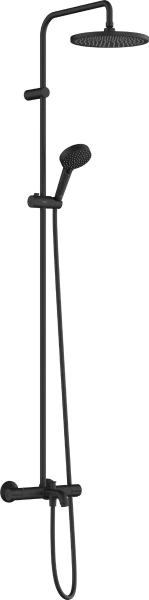 Hansgrohe Vernis Blend 240 Showerpipe thermostat. bain noir mat