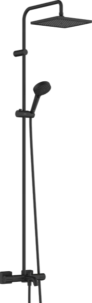Hansgrohe Vernis Shape 240 Showerpipe thermost. bain - noir mat