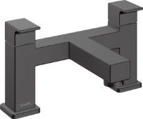 Hansgrohe Vernis Shape mitigeur bain 2-trous op badrand  - noir matt