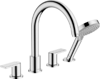Hansgrohe Vernis mitigeur bain 4-trous sur gorge  - chromé