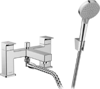 Hansgrohe Vernis mitigeur bain/douche 2-trous op badrand  - chromé