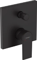 Hansgrohe Vernis Shape mitigeur bain mono-commande encastré avec aérateur  - noir matt