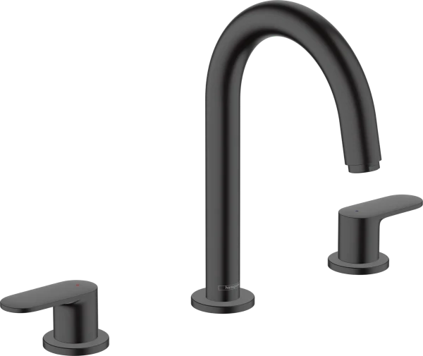 Hansgrohe Vernis Blend mitigeur lavabo 3-trous vidage automatique - noir mat