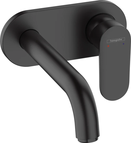 Hansgrohe Vernis Blend mitigeur lavabo encastré 2-trous - noir mat