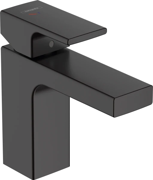 Hansgrohe Vernis Shape 100 mitigeur lavabo CoolStart avec vidage automatique - noir mat