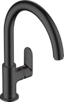 Hansgrohe Vernis Blend M35 robinet de cuisine bec pivotant - noir mat