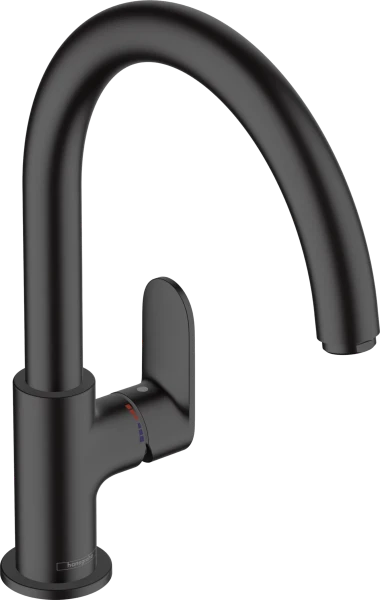 Hansgrohe Vernis Blend M35 robinet de cuisine bec pivotant - noir mat