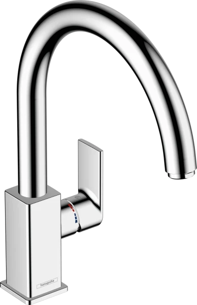 Hansgrohe Vernis Shape M35 mitigeur cuisine avec bec orientale  - chromé