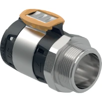 Raccord de transition avec filetage extérieur Geberit FlowFit: X5CrNiMo17-12-2, d=50mm, R=1 1/2"