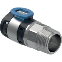 Raccord de transition avec filetage extérieur Geberit FlowFit: X5CrNiMo17-12-2, d=32mm, R=1"