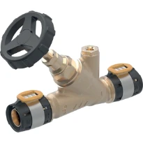 Robinet d'arrêt oblique Geberit FlowFit: CuSn4Zn2PS, d=50mm