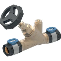 Robinet d'arrêt oblique Geberit FlowFit: CuSn4Zn2PS, d=16mm
