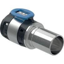 Raccord de transition Geberit FlowFit sur Geberit Mapress, avec tuyau d'emboîtement: X5CrNiMo17-12-2, d=16mm, d1=15mm