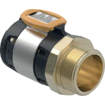 Raccord de transition avec filetage extérieur Geberit FlowFit: CuZn21Si3P, d=50mm, R=1 1/2"