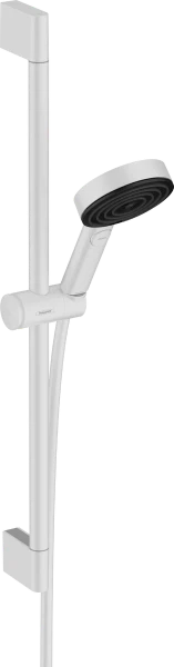 Hansgrohe Pulsify 105 set de douche Select S 650 mm avec douchette 3 jets éco - blanc mat