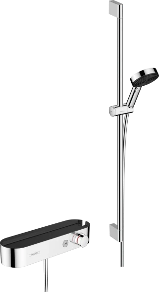 Hansgrohe Pulsify S 105 douchethermostaat met doucheset 900 mm met handdouche 3jet - chroom