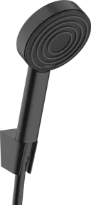 Hansgrohe Pulsify S Porterset set de bain - douchette 1jet - flexible 1250 mm - noir mat
