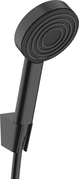 Hansgrohe Pulsify S Porterset set de bain - douchette 1jet - flexible 1250 mm - noir mat