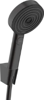 Hansgrohe Pulsify S Porterset set de bain - douchette 3 jets - flexible 1250 mm - noir mat