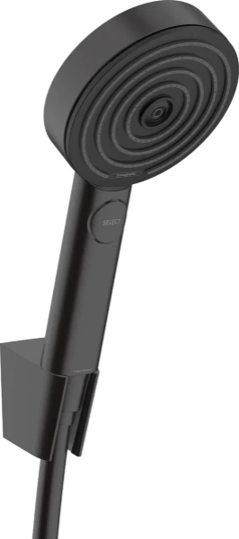 Hansgrohe Pulsify S Porterset set de bain - douchette 3 jets - flexible 1250 mm - noir mat
