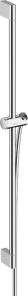 Hansgrohe Unica Pulsify barre de douche 900 mm avec coulisseau Push - flexible 1600 mm - chromé