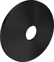 Hansgrohe Axor One rosace 90 mm pour mitigeur lavabo encastré - noir mat