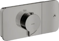 SET DE FINITION AXOR ONE polished black chrome