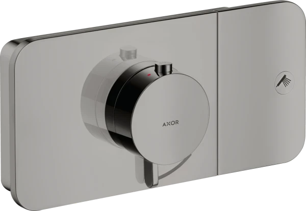 SET DE FINITION AXOR ONE polished black chrome