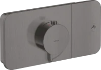 Hansgrohe One set de finition Axor noir chromé brossé