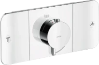 Hansgrohe One set de finition Axor inox optik