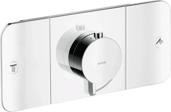 Hansgrohe One set de finition Axor inox optik