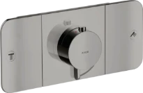 SET DE FINITION AXOR ONE polished black chrome